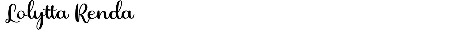Lolytta Renda Font preview