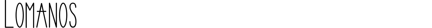 Lomanos Font preview