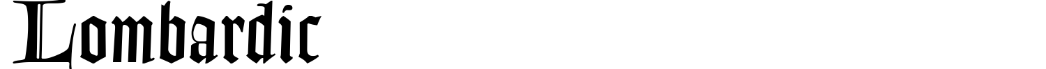 Lombardic Font preview