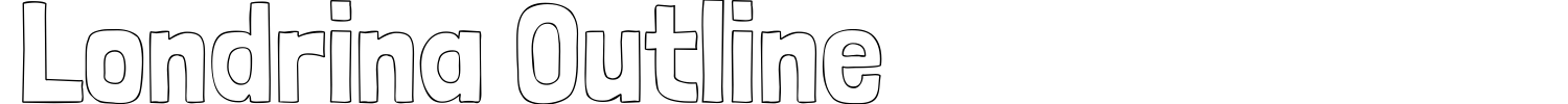 Londrina Outline Font preview