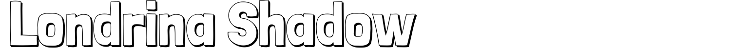 Londrina Shadow Font preview