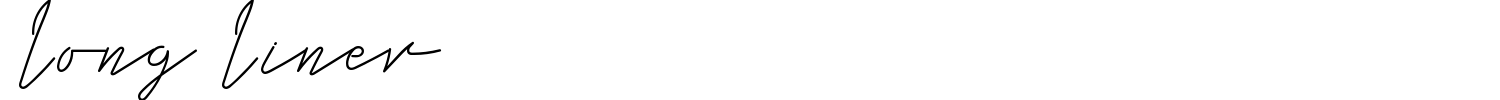 Long Liner Font preview