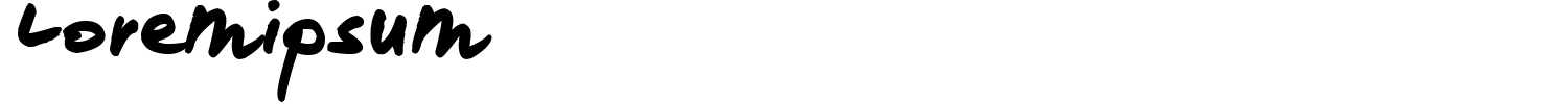 Loremipsum Font preview