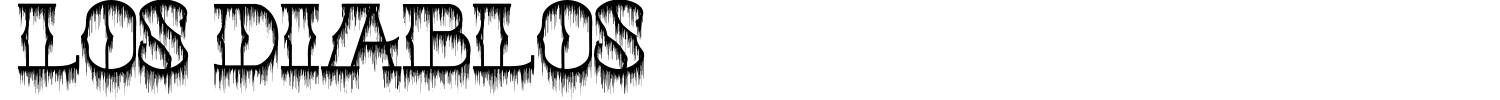 Los Diablos Font preview