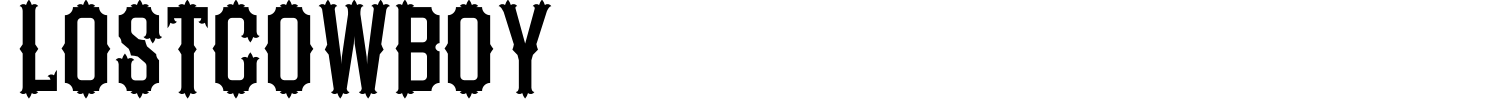 Lostcowboy Font preview
