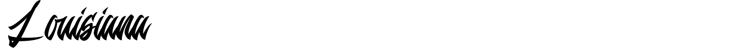 Louisiana Font preview