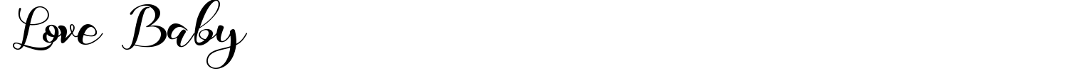 Love Baby Font preview