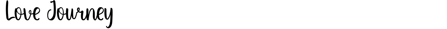 Love Journey Font preview