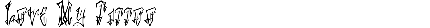 Love My Tattoo Font preview