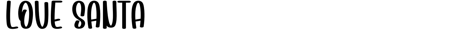 Love Santa Font preview