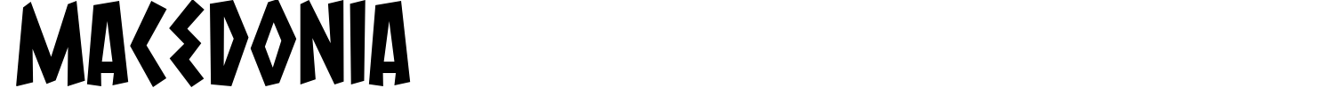 Macedonia Font preview