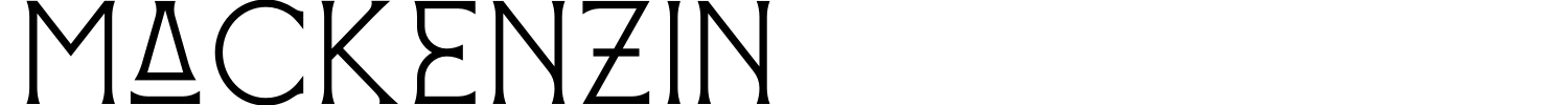Mackenzin Font preview