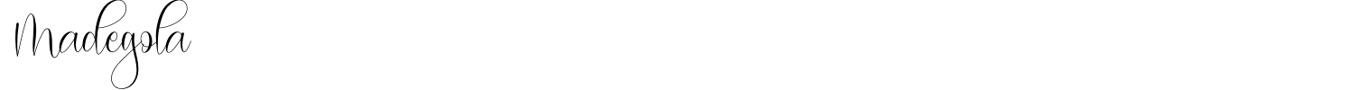 Madegola Font preview
