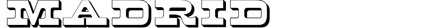 Madrid Font preview