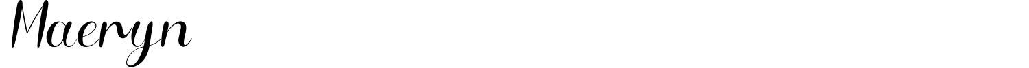 Maeryn Font preview