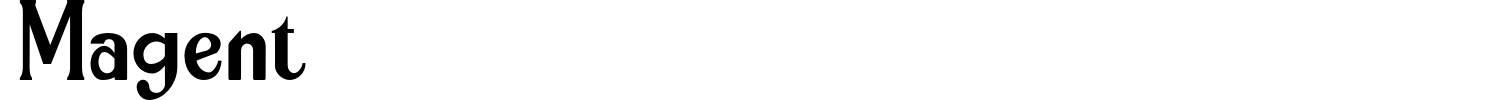 Magent Font preview