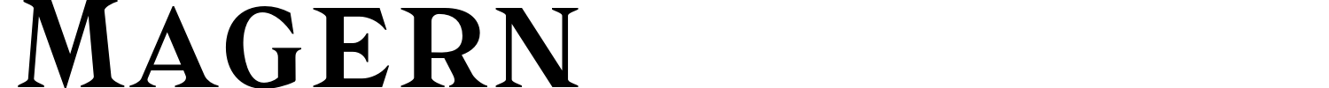 Magern Font preview