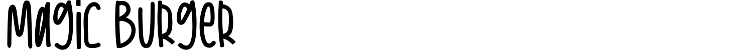 Magic Burger Font preview