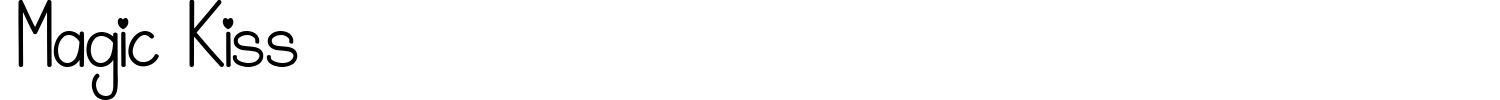 Magic Kiss Font preview