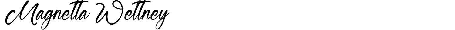 Magnetta Wettney Font preview