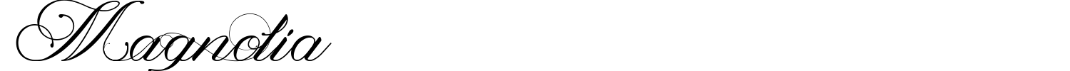 Magnolia Font preview