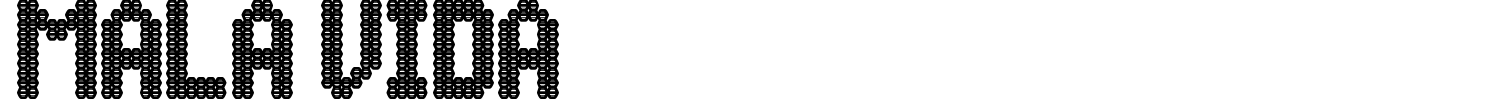 Mala Vida Font preview
