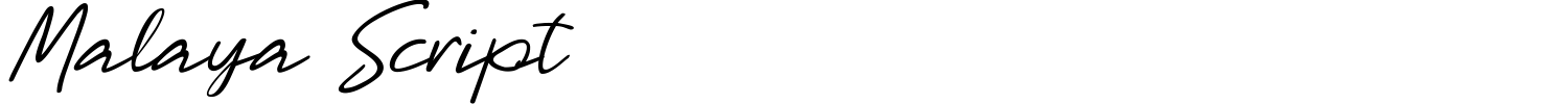 Malaya Script Font preview