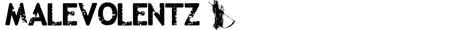 Malevolentz Font preview