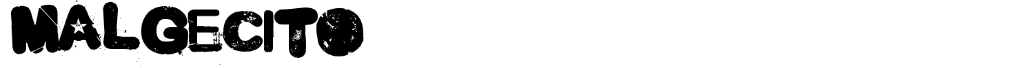 Malgecito Font preview