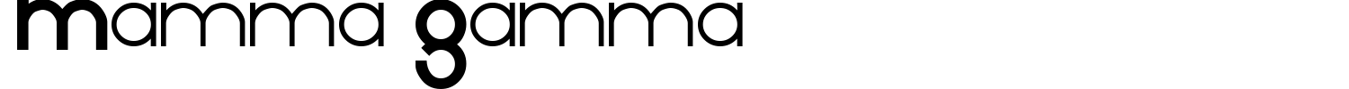 Mamma Gamma Font preview
