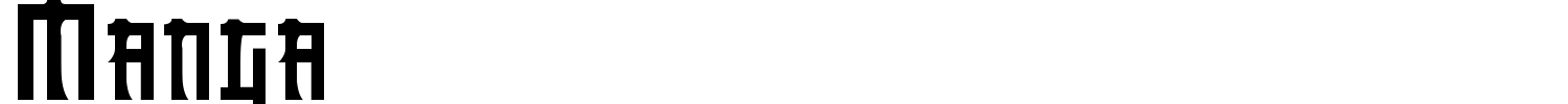 Manga Font preview
