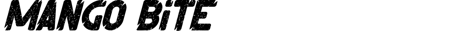Mango Bite Font preview