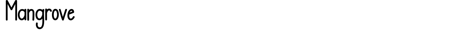 Mangrove Font preview