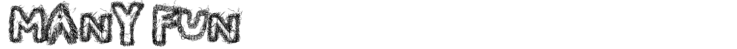 Many Fun Font preview