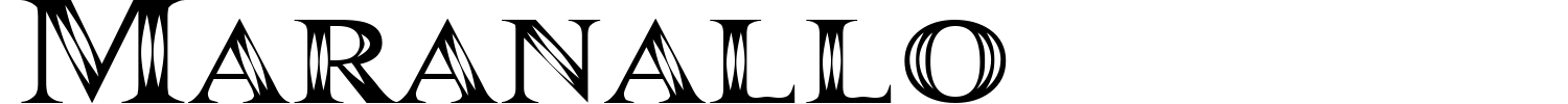 Maranallo Font preview