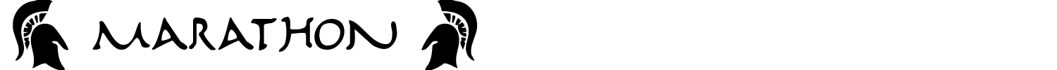 Marathon Font preview