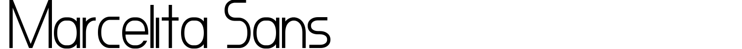 Marcelita Sans Font preview