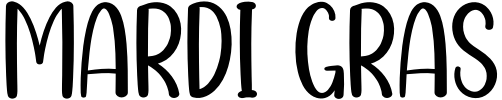 Mardi Gras Font preview