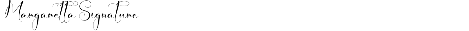 Margaretta Signature Font preview