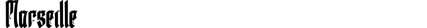 Marseille Font preview