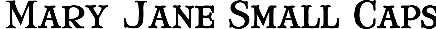 Mary Jane Small Caps Font preview
