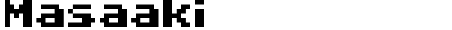 Masaaki Font preview