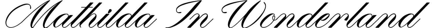 Mathilda In Wonderland Font preview