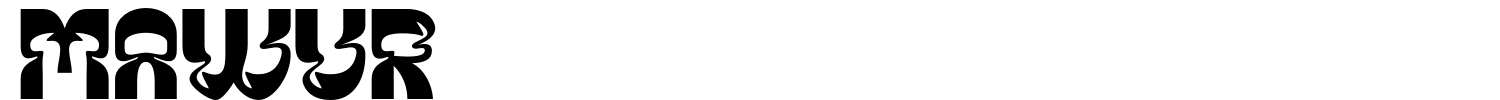 Mawur Font preview