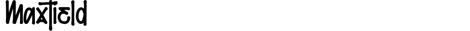 Maxtield Font preview