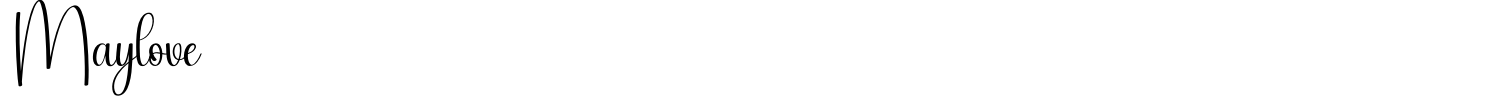 Maylove Font preview
