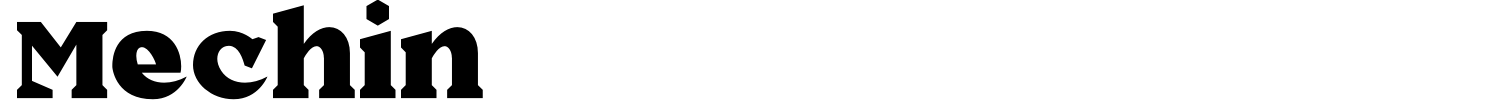 Mechin Font preview