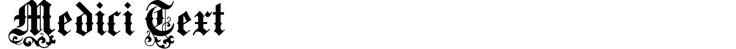 Medici Text Font preview