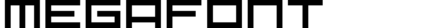 Megafont Font preview