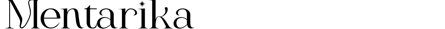 Mentarika Font preview